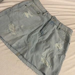 Size 6 like new jean skirt